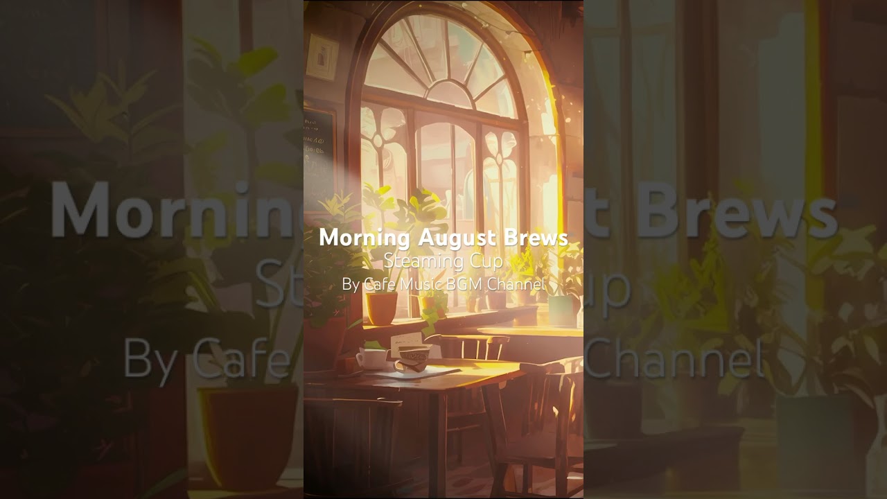 Serenity in Every Sip: Enjoy #Coffee in a Warm #SunlitCafe with #RelaxingJazzMusic in the Background