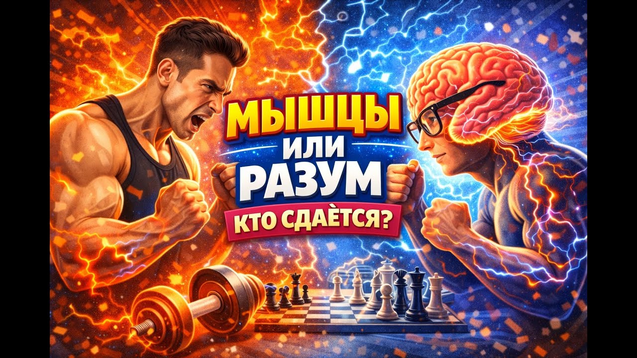 Мышцы или разум. кто сдается?
