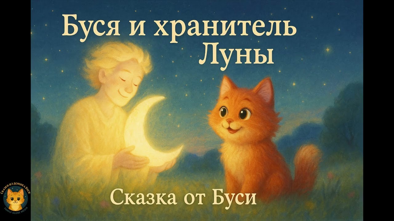Busya and the Guardian of the Moon 🌙 A bedtime story about finding light in the dark