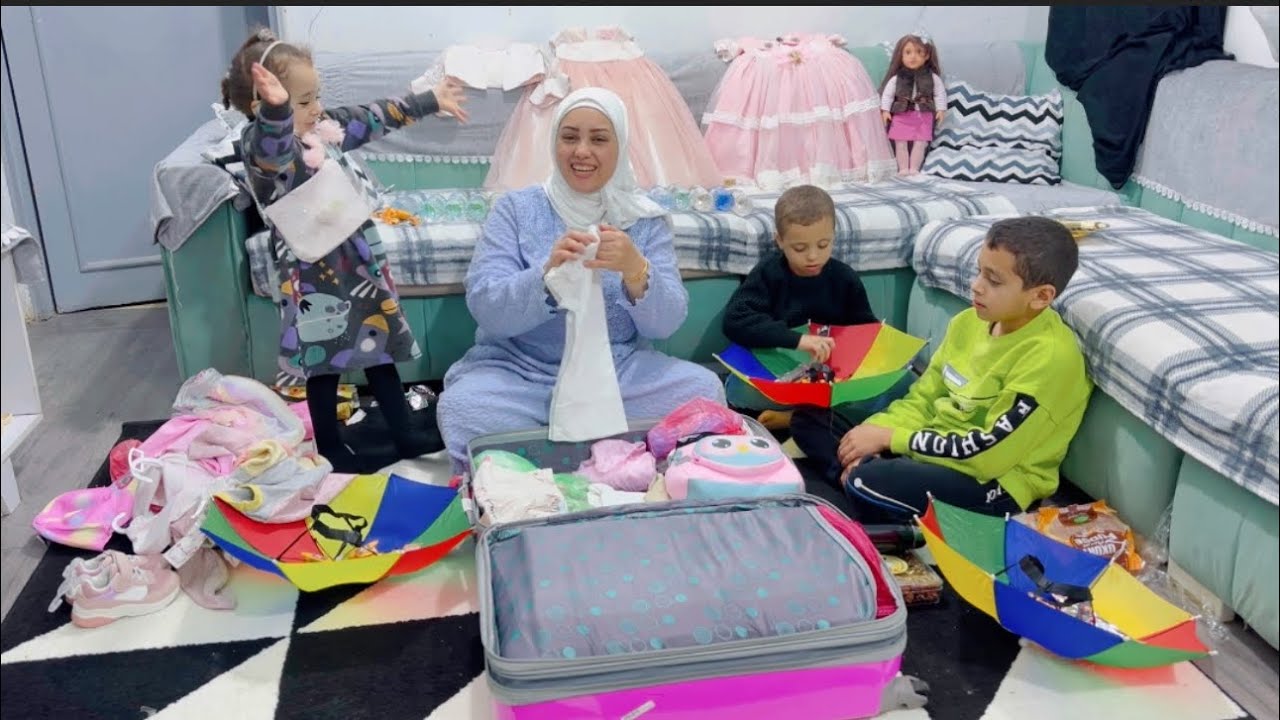 وزعت الهدايا ع اولادي بعد رجوعي من السعوديه 😊وكانت رد فعلهم!!🙈🎁🧧🧧🧧