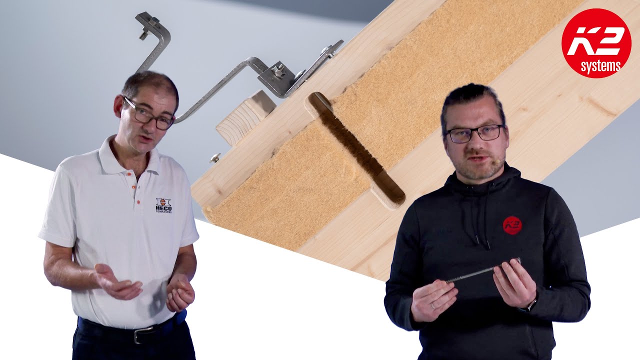 Rooftop insulation and solar systems with roof hooks: Which screws should you use?