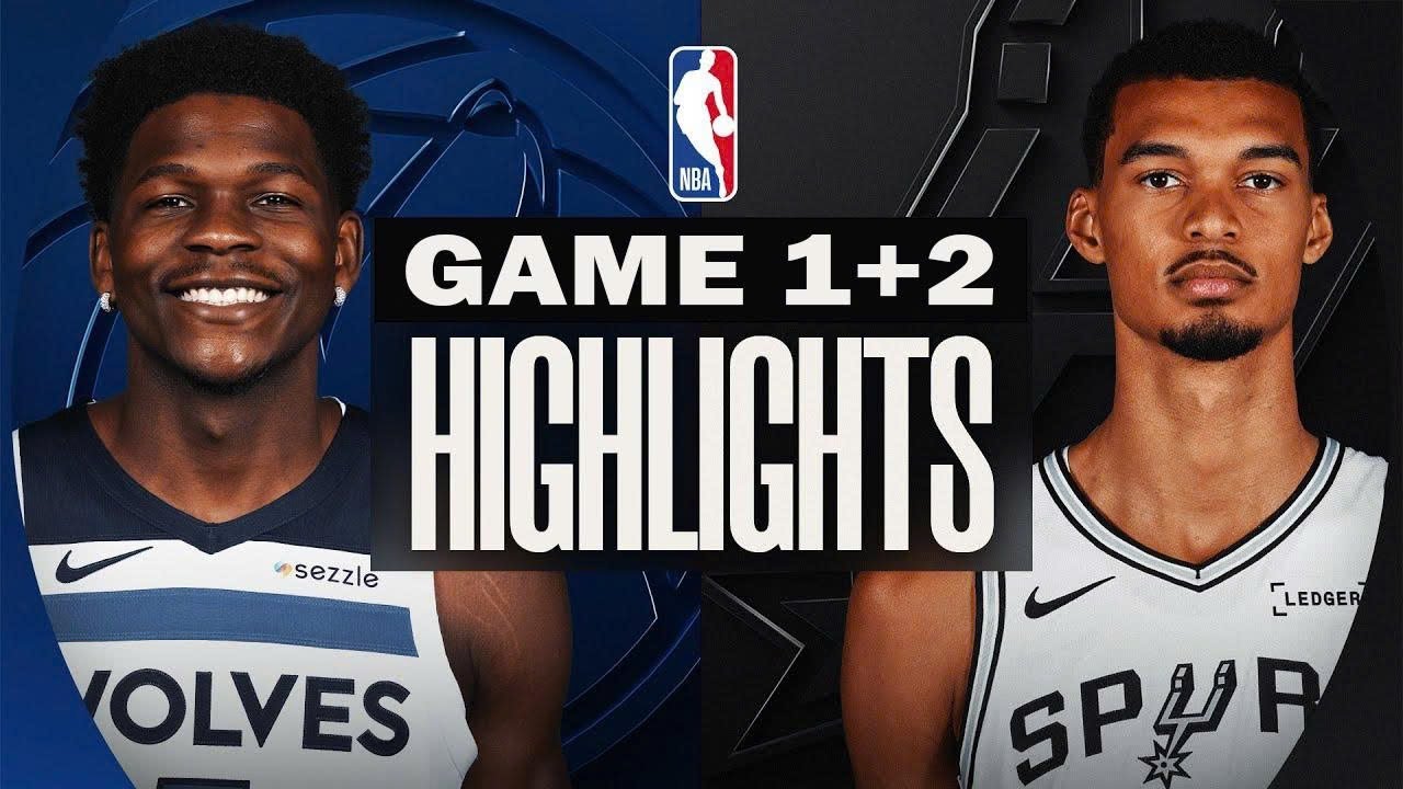 San Antonio Spurs Vs Minnesota Timberwolves Game 1ST + 2ND Highlights - Jan 11,2026 | NBA