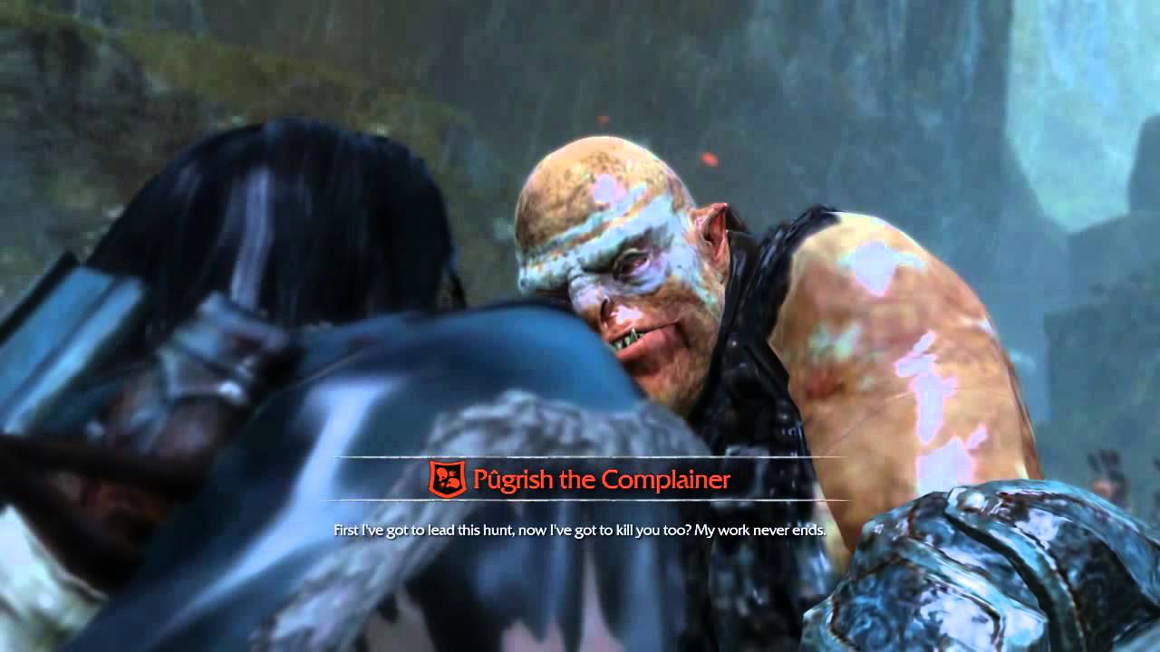 Shadow of Mordor Complainer uruk quotes