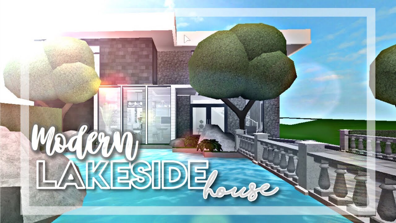 Bloxburg: Modern Lakeside House