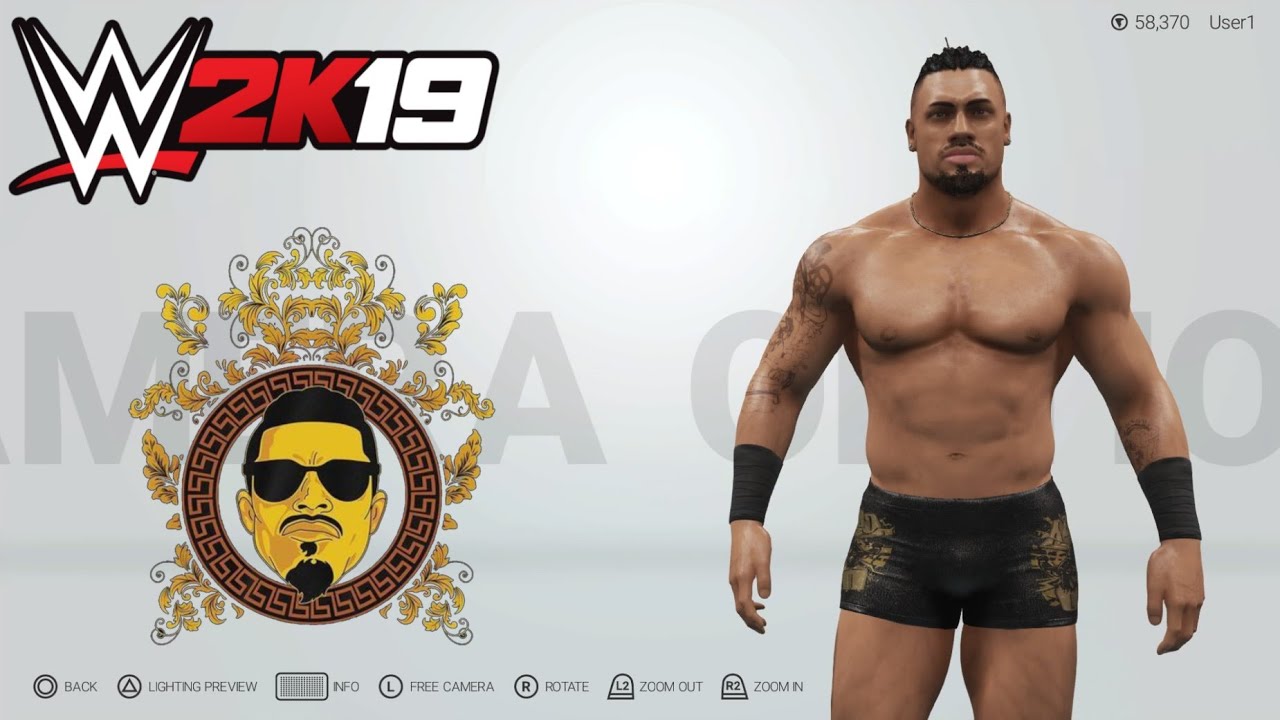 WWE 2K19 ps4/xbox one Carmelo Hayes caw