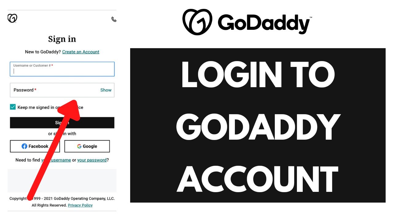 Вход в Godaddy: как войти в аккаунт Godaddy (2021) | Вход на www.godaddy.com