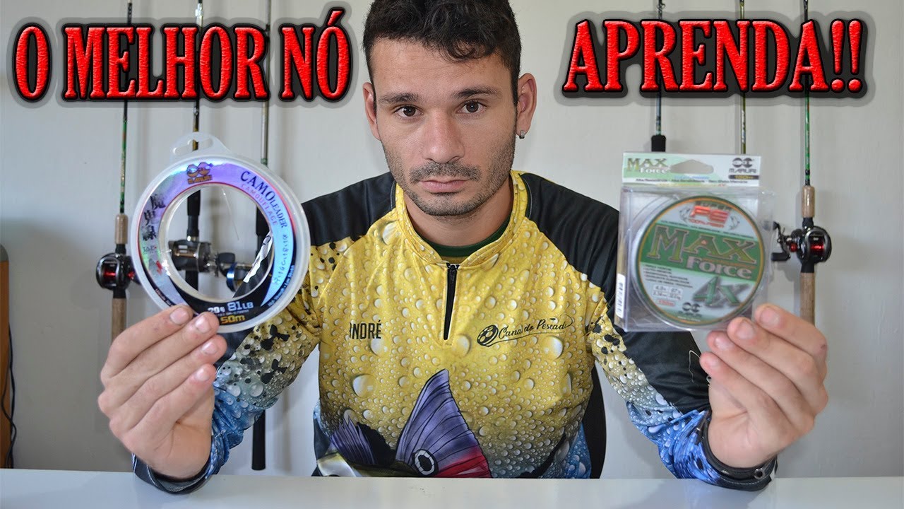 O MELHOR NÓ PARA UNIR DUAS LINHAS, LEADER E MULTIFILAMENTO.  Aprenda Fácil!