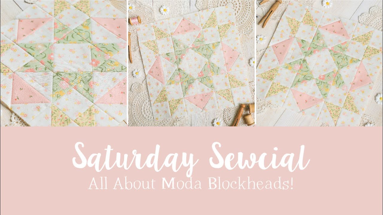 Saturday Sewcial - Moda Blockheads 5 | Block 1 + Free Quilting Settings
