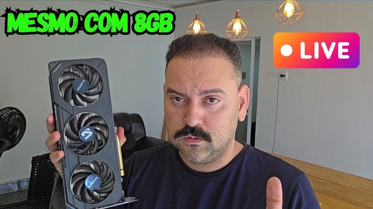 RTX 5060 8GB AO VIVO! 8GB ainda aguenta tudo nas costas ?