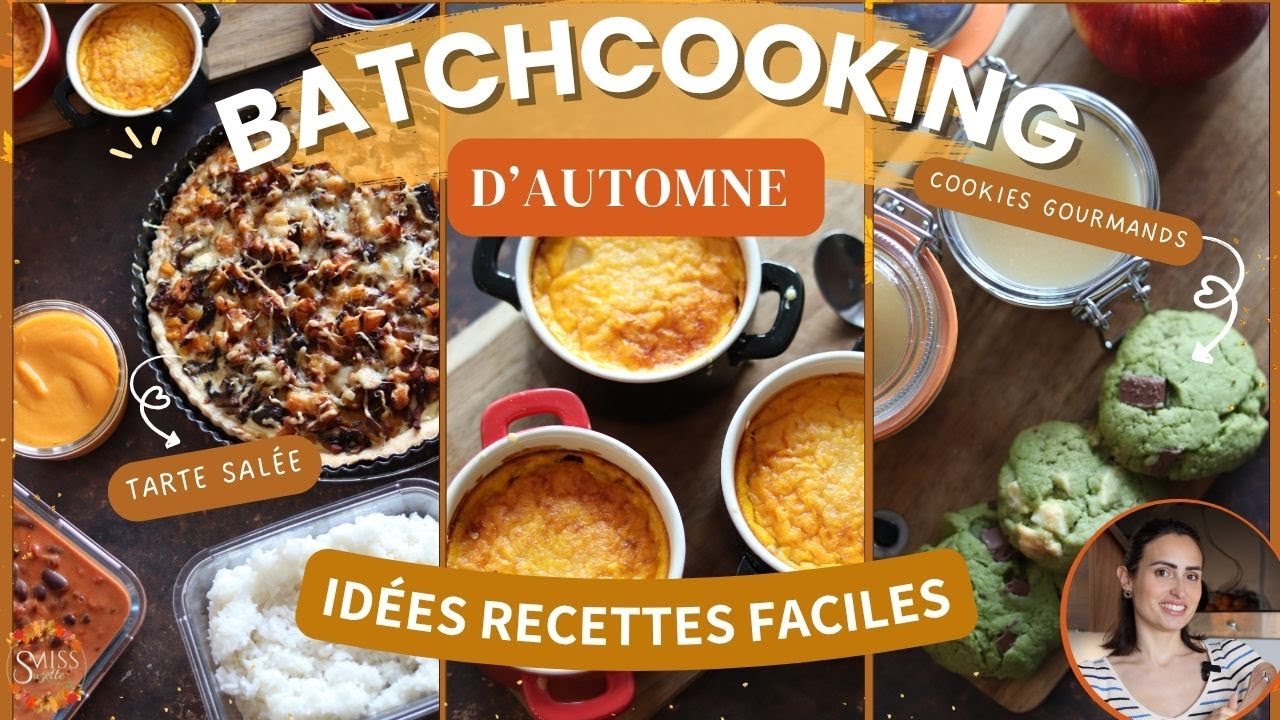 RETOUR DE COURSES + BATCHCOOKING D’AUTOMNE 🍁 Idées Repas Faciles & Gourmandes pour la saison 😋 VLOG