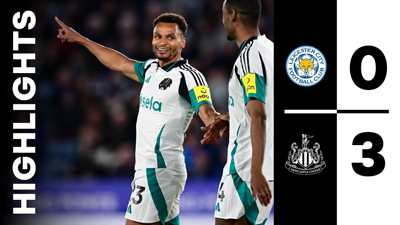 Leicester City 0 Newcastle United 3 | Premier League Highlights | Murphy Strikes Twice!