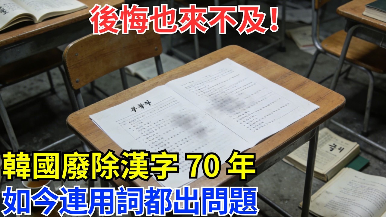 韓國高考新增漢字題！教授哭訴：廢漢字70年，結果連「民主」「科學」都成了外來詞#基建 #科技 #科普 #奇跡 #世界奇跡 #基建狂魔