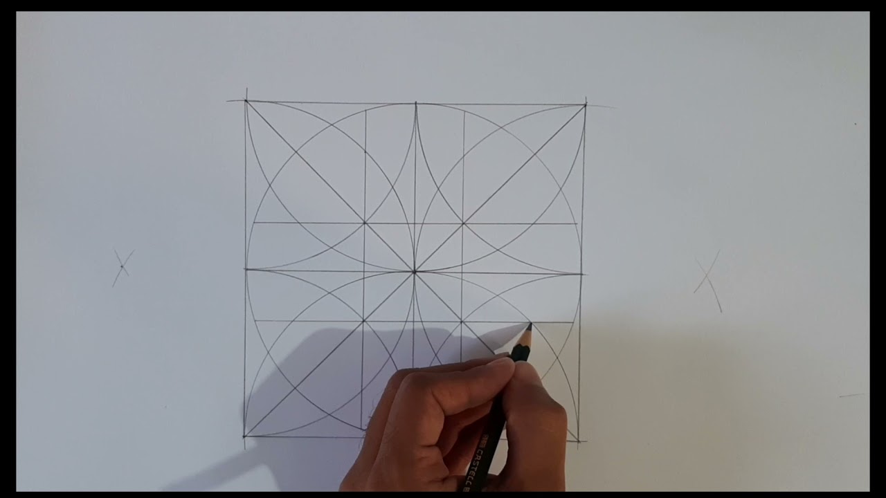 Islamic geometry design || complex geometry of Islamic design ||8 fold rosette pattern