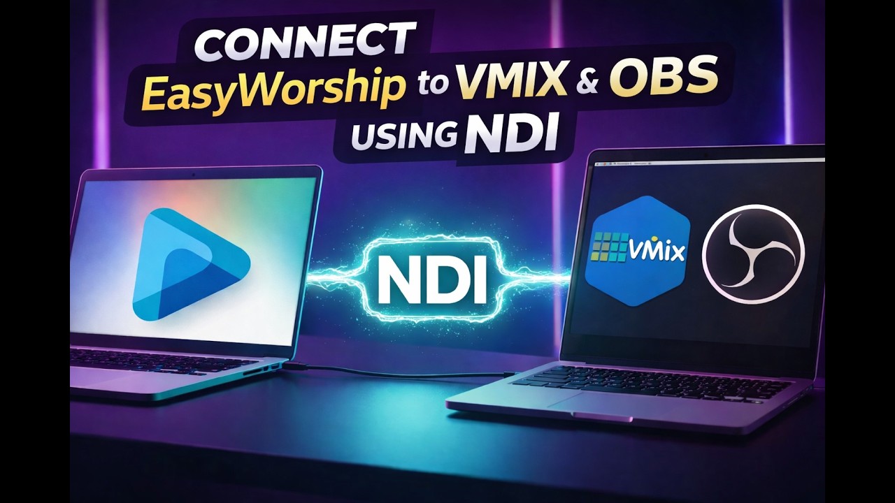 Как подключить EasyWorship к OBS по беспроводной сети с помощью NDI 2026: пошаговое руководство.