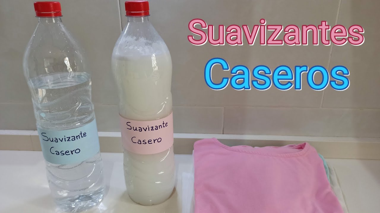 Suavizantes Caseros para la ropa. Suavizante Natural y Ecológico. 2 Recetas baratas y fáciles.