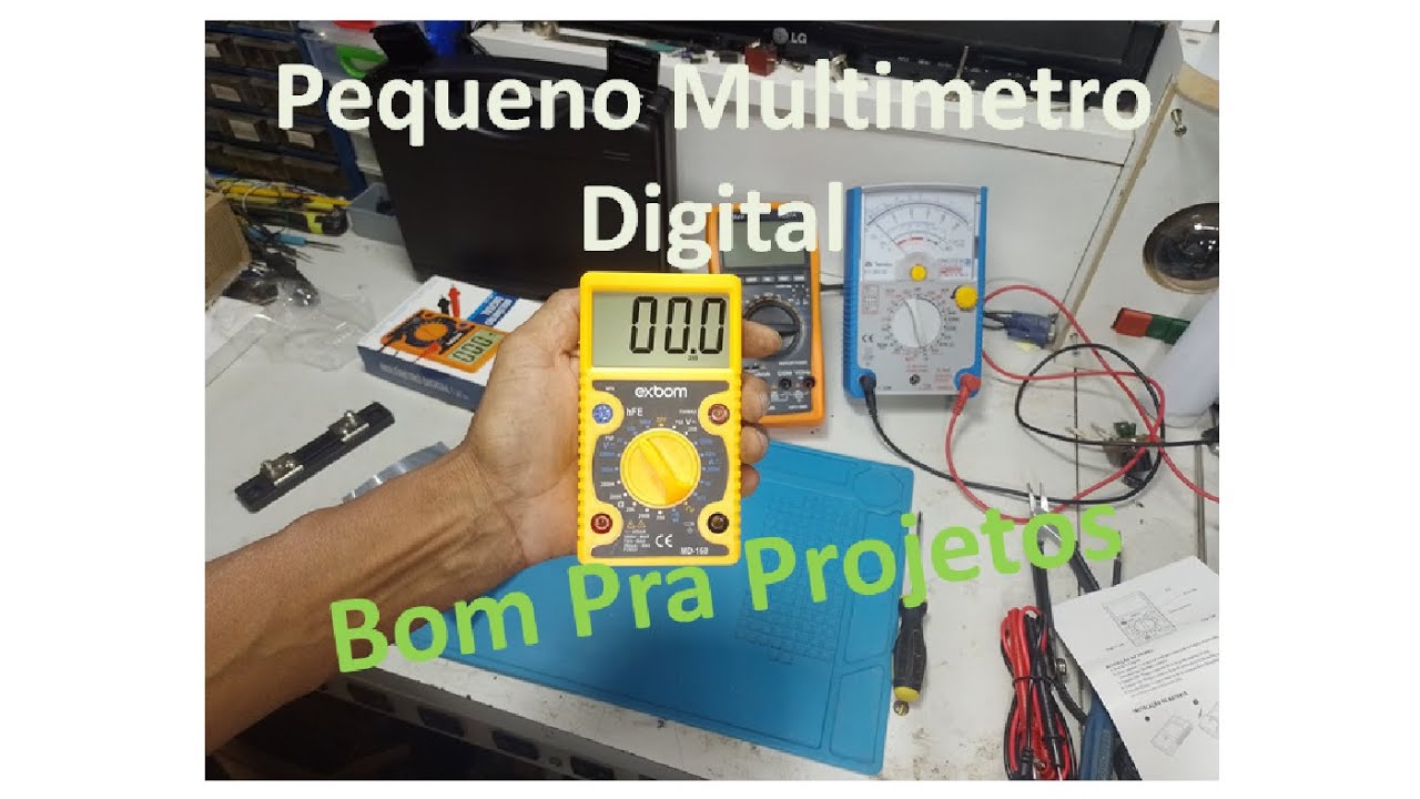 Mini Multimetro Digital Exbom