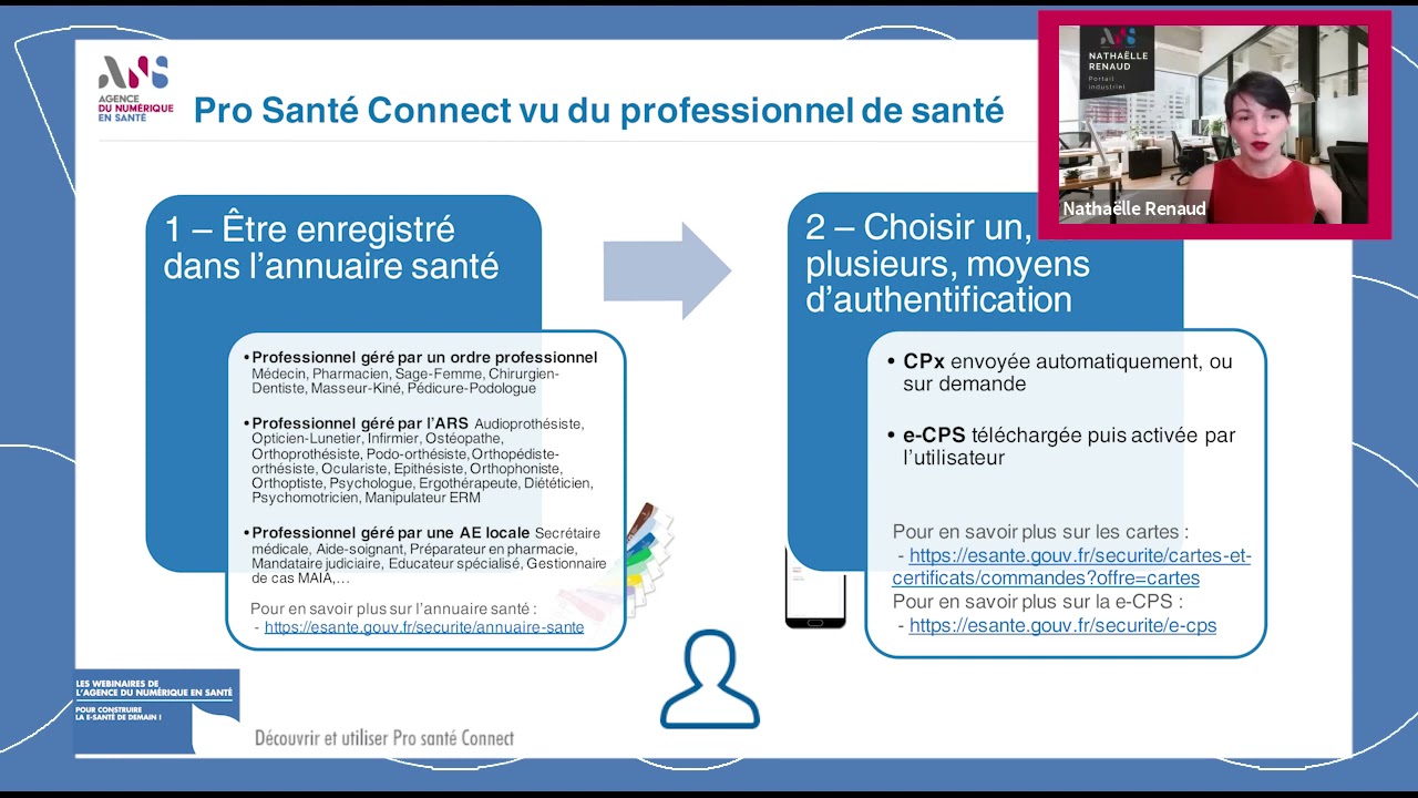 Webinaire ANS | Découvrir et utiliser Pro Santé Connect - 1er avril 2021