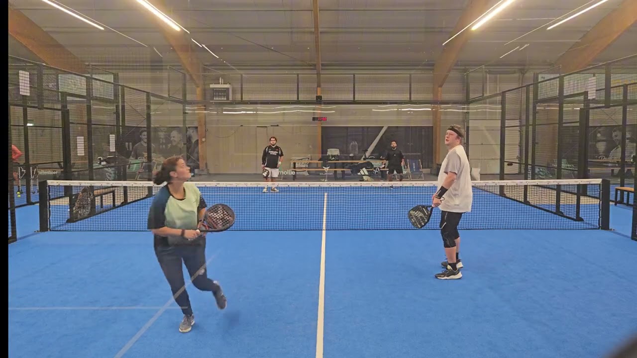 mixed padel fun match