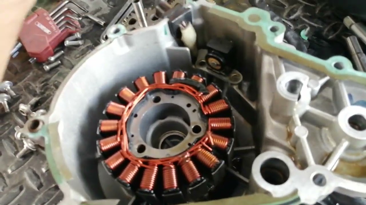 #BMW G310GS cambiando el estator