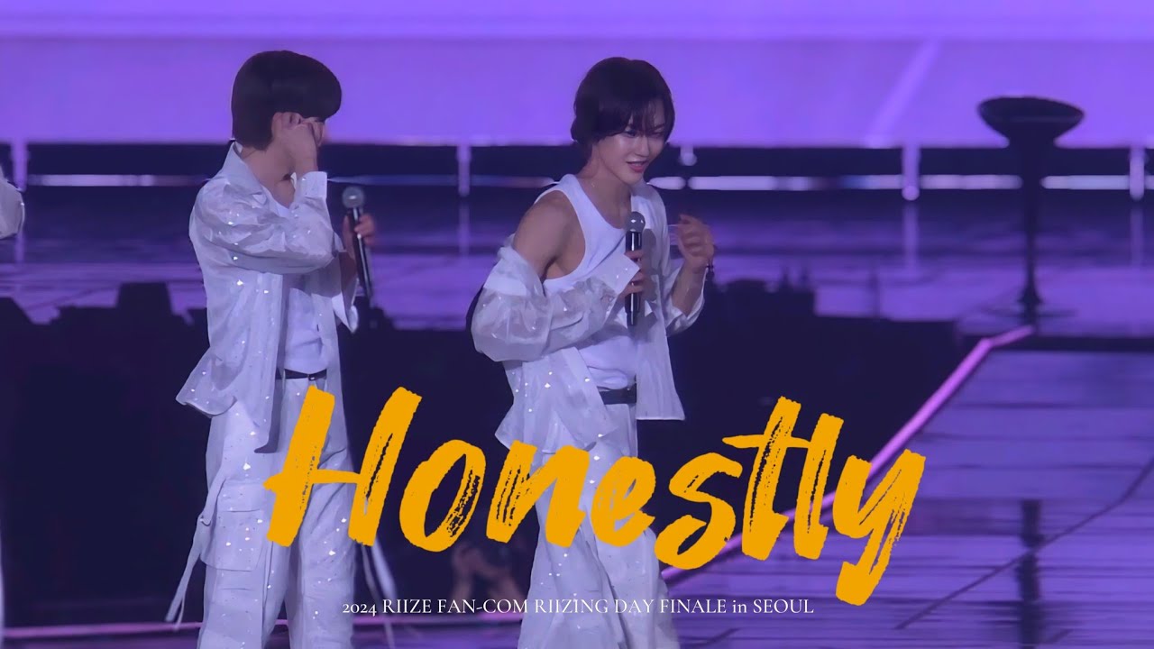 [4K] RIIZE - Honestly (원빈 focus) / 240913 #RIIZE #라이즈 #FANCON #RIIZINGDAY #RIIZINGDAYFINALE