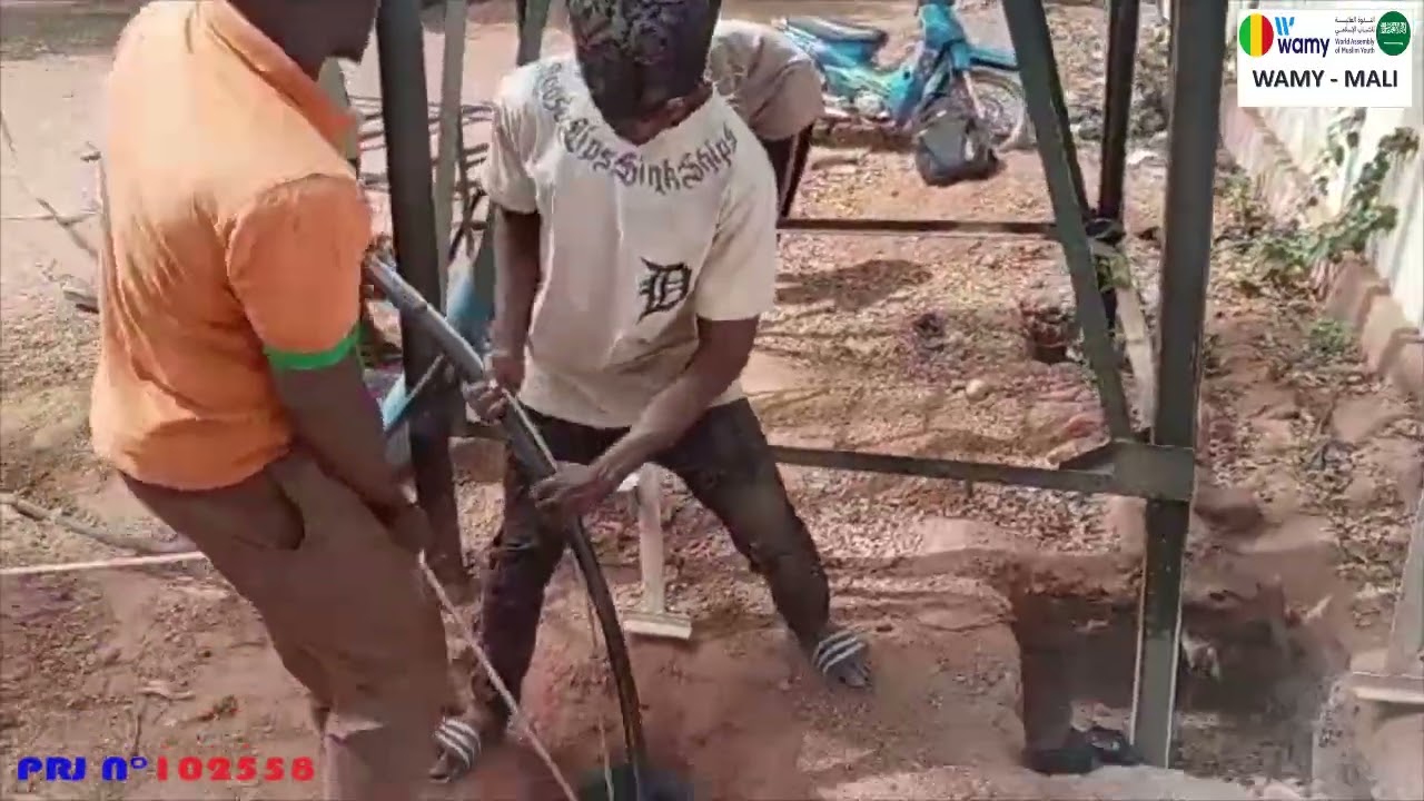 المشروع رقم 102558  بئر ارتوازي   مالي