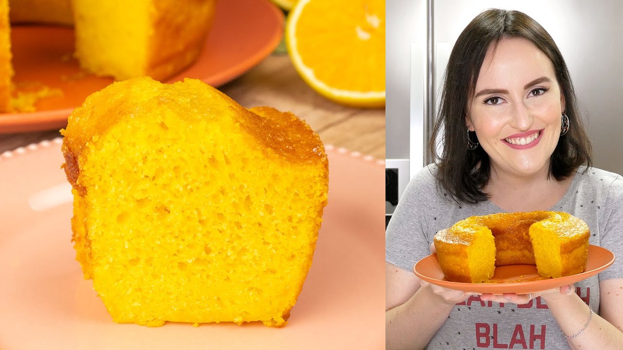 BOLO DE LARANJA COM CENOURA FOFINHO DE LIQUIDIFICADOR | Cook'n Enjoy 863
