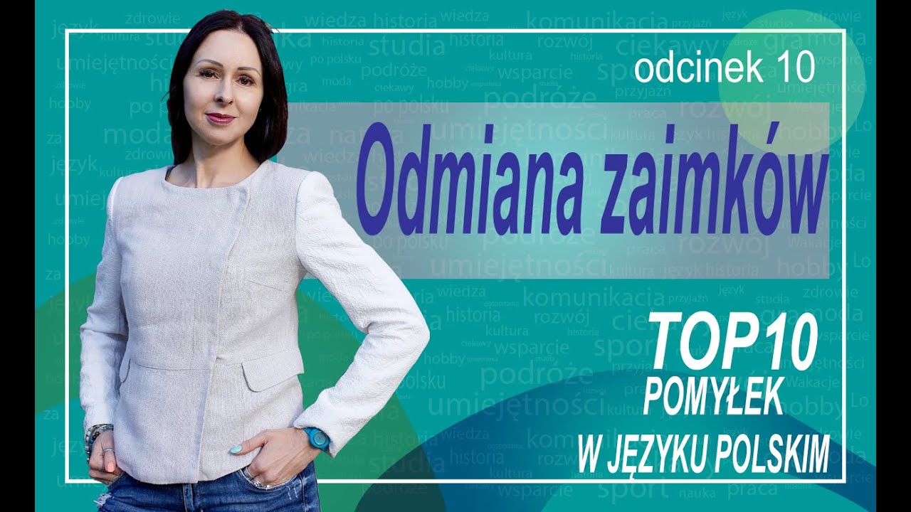 Топ 10 ошибок. 10. Zaimki polskie - odmiana przez przypadki. Польские местоимения и их склонение.
