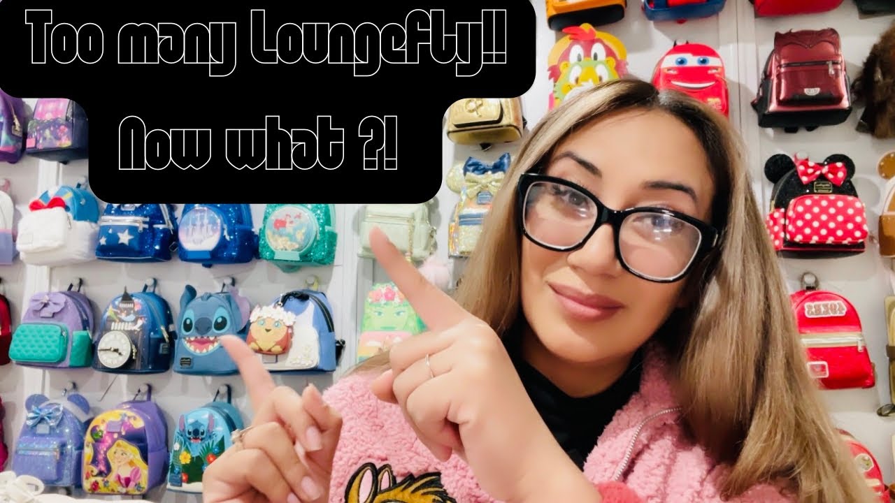 How I store my Loungefly backpack collection #loungefly #loungeflyminibackpack #loungeflycollection