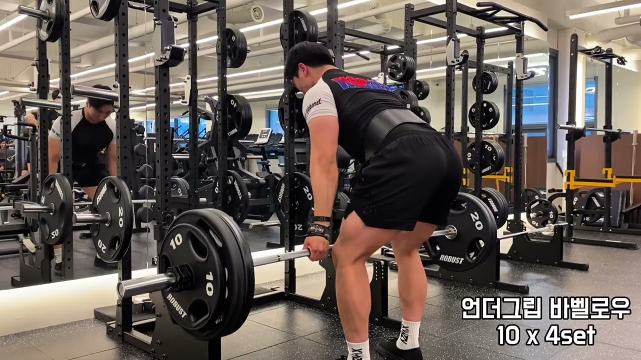 핏데이 등운동 루틴
