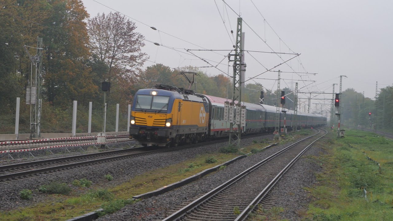Eisenbahnverkehr in Dinslaken Mit Br 193 189 386 186 462 1429 3429 408