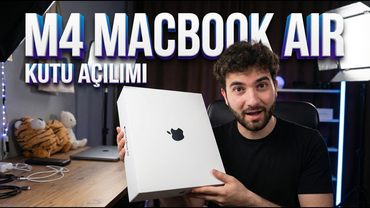 Yeni M4 MacBook Air Kutu Açılımı! İlk İzlenimlerim