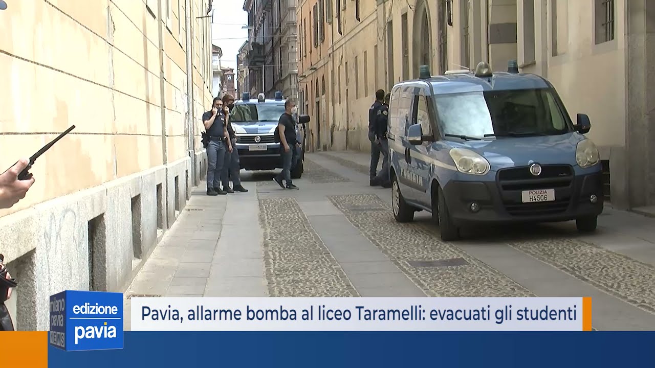 Pavia, allarme bomba al liceo Taramelli: evacuati gli studenti