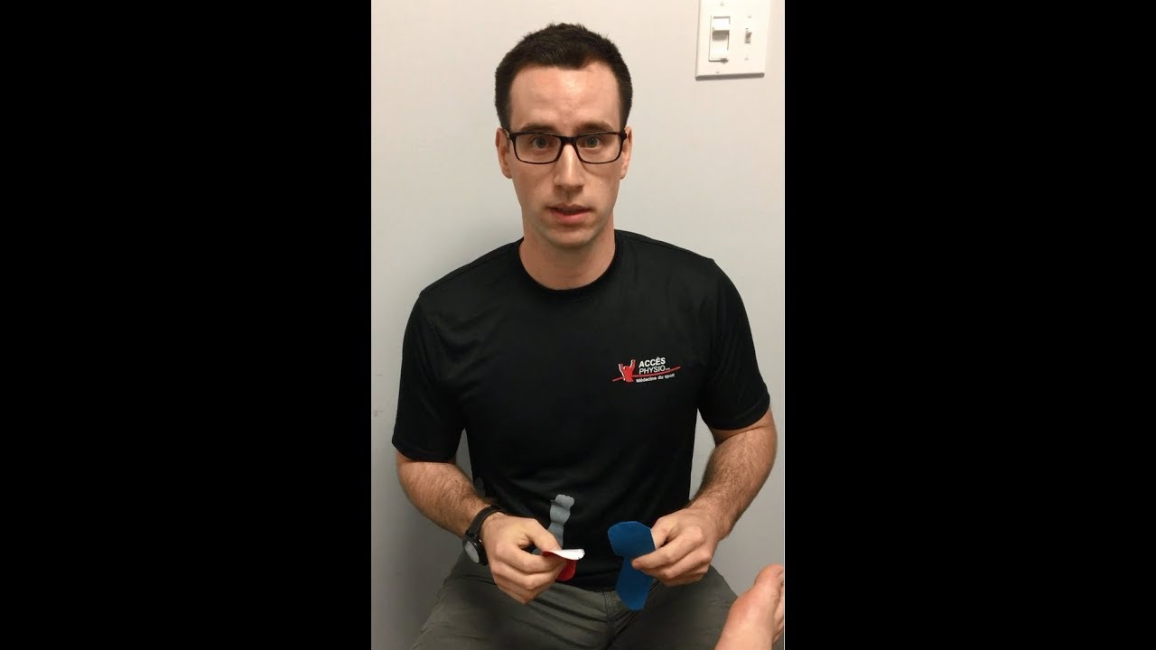 Taping Neuroproprioceptif Fasciapathie Plantaire