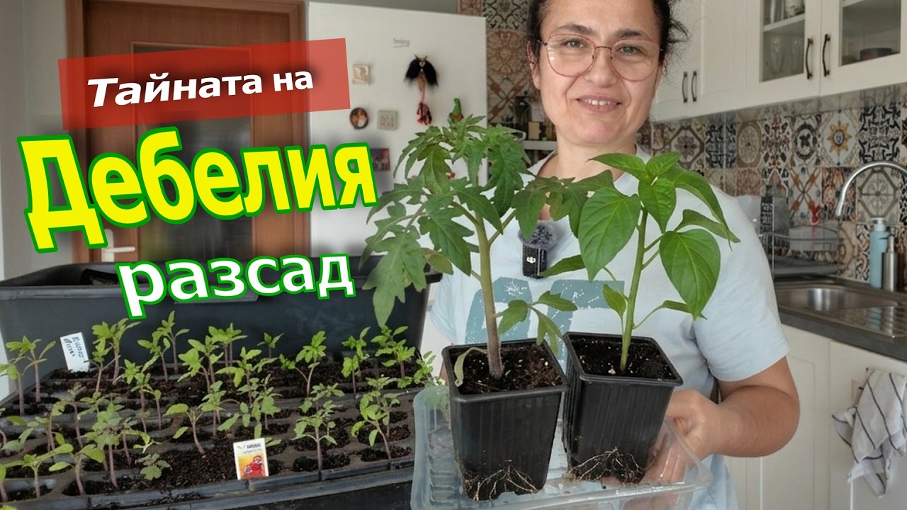 Секрет крепкой рассады томатов и перца