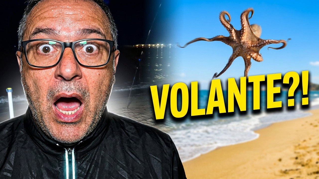 L’ULTIMA pescata del 2025 ad Arbatax: Polpo VOLANTE  e oratelle in spiaggia!