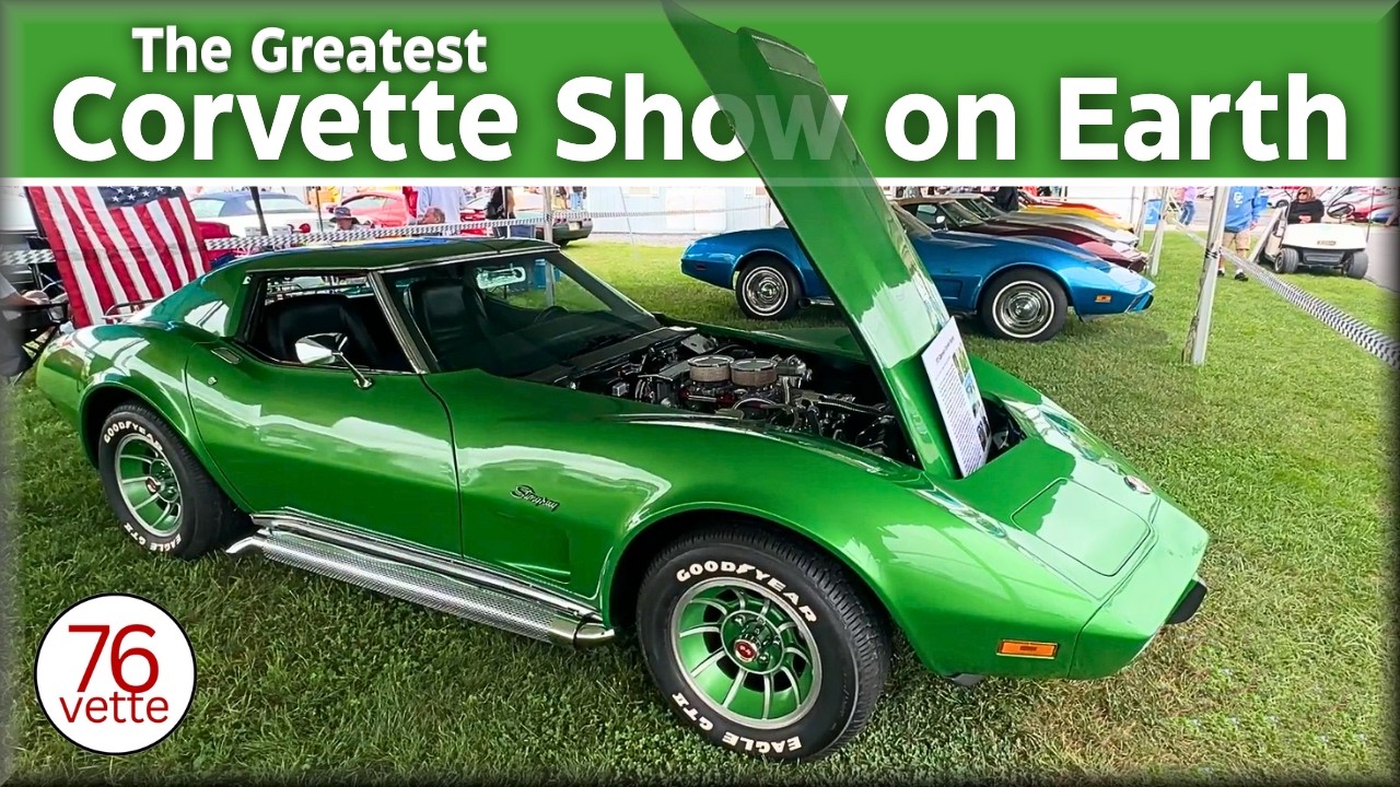Corvettes at Carlisle 2025 — Over 70 C3s
