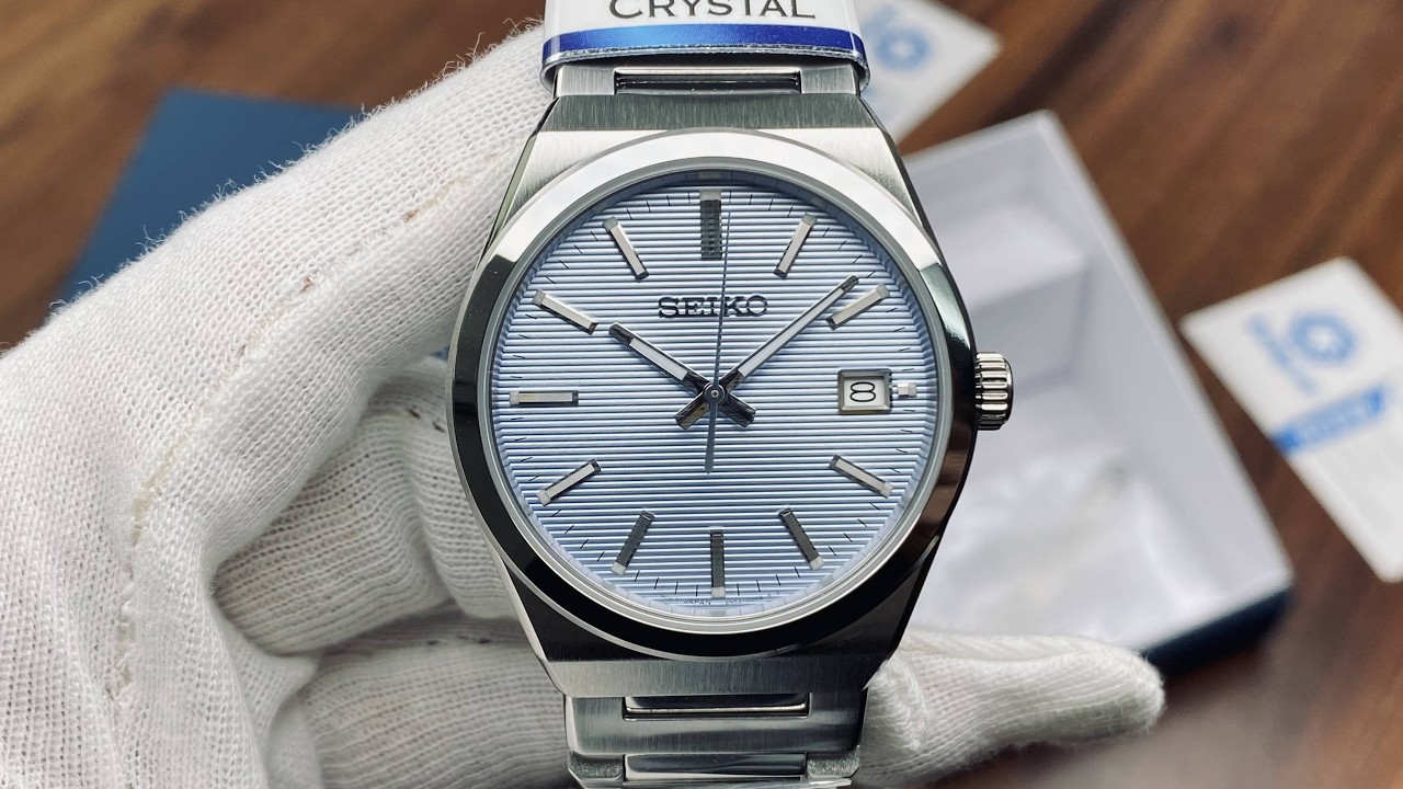 Xship.vn: Seiko Essentials Quartz Light Blue Dial Watch SUR599P1
