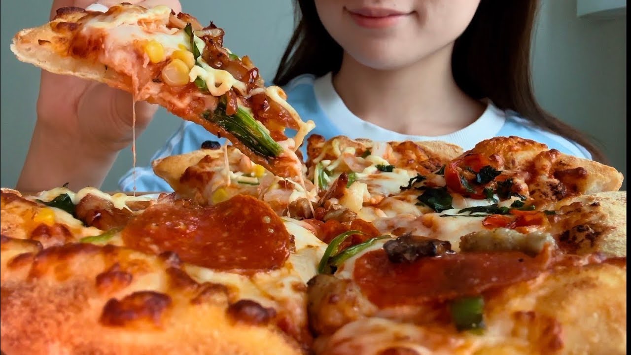 ピザを食べる🍕pizza【ASMR/咀嚼音/Eating sounds】