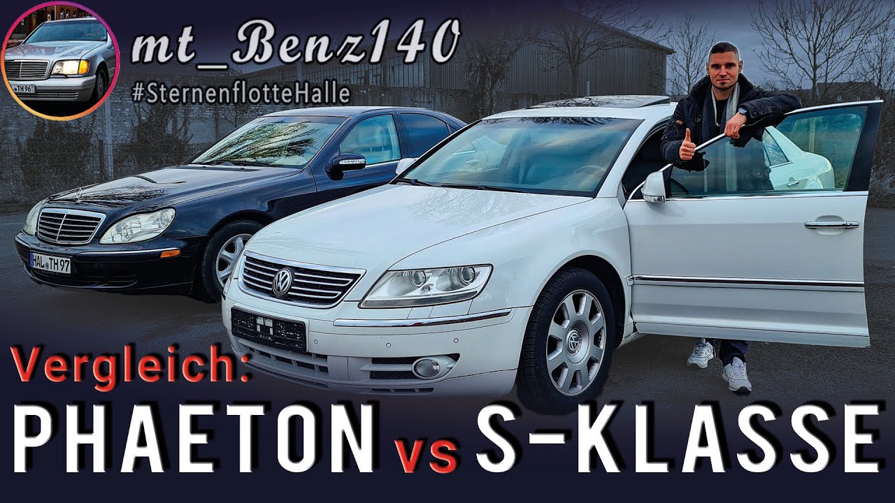 VW Phaeton vs S-Klasse I Phaeton 5.0 Liter Diesel V10 4Motion I Fahrbericht und Vergleich I W220 I