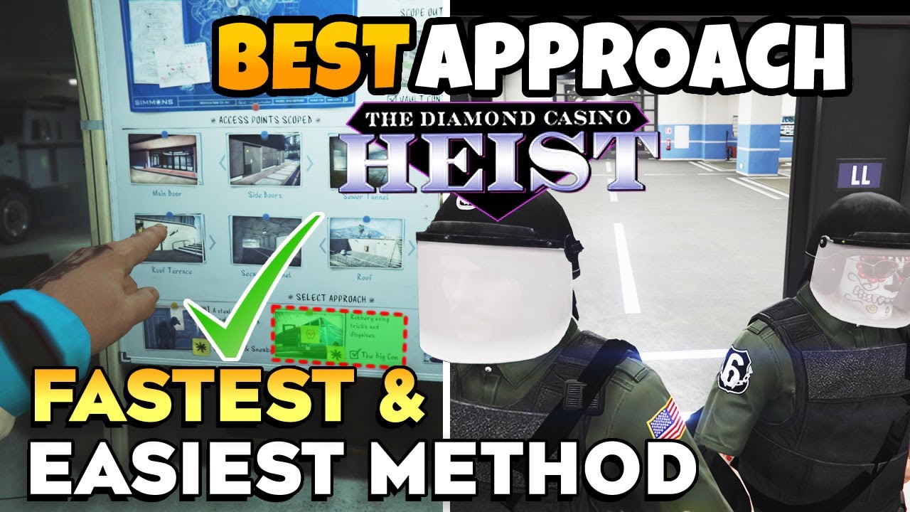 GTA 5 Online: ЛУЧШИЙ СПОСОБ ОГРАБЛЕНИЯ КАЗИНО DIAMOND (САМЫЙ БЫСТРЫЙ И ПРОСТОЙ) БЕЗ ПОДГОТОВКИ (П...