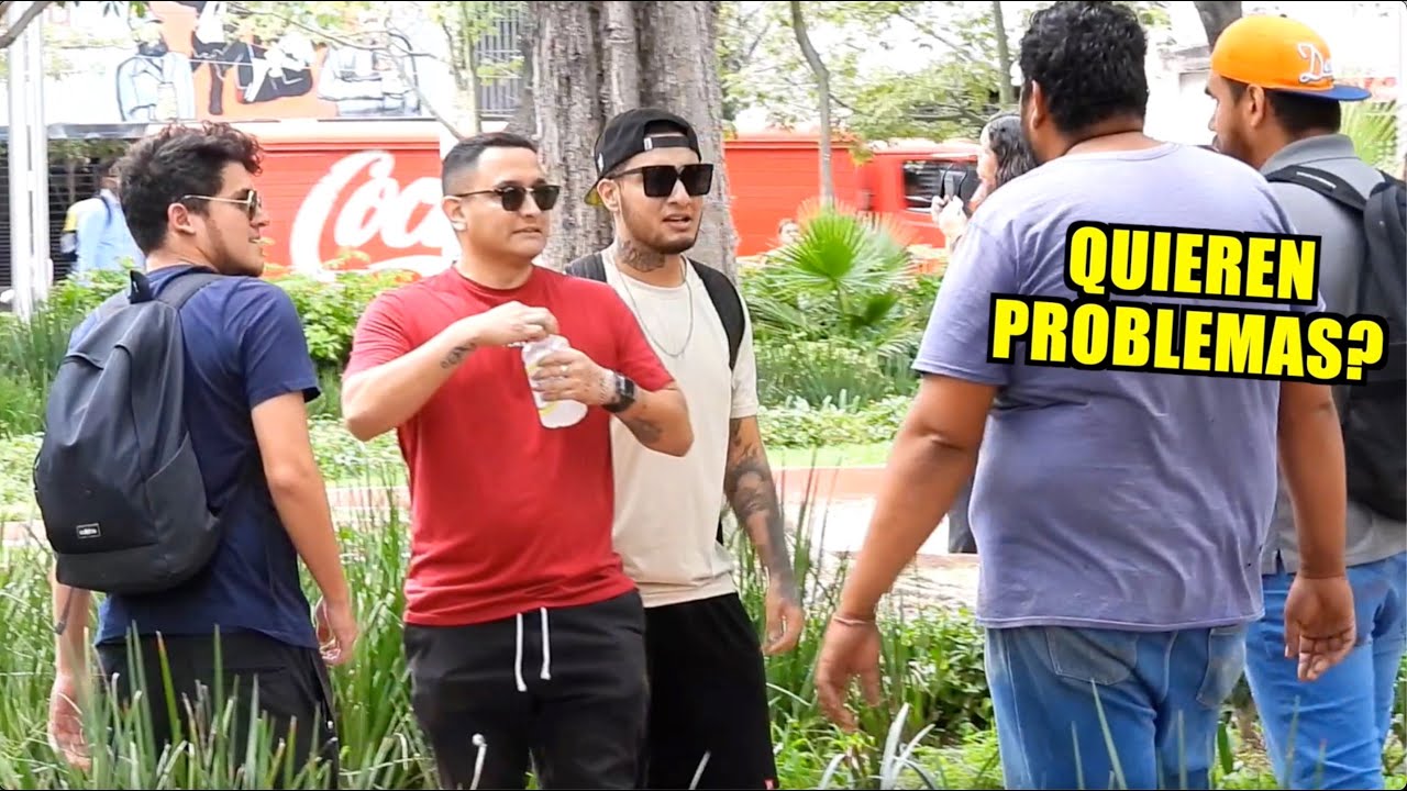 Buscando problemas con desconocidos! Ft. Jacob Valencia y RobertGucciTV | Bromas pesadas