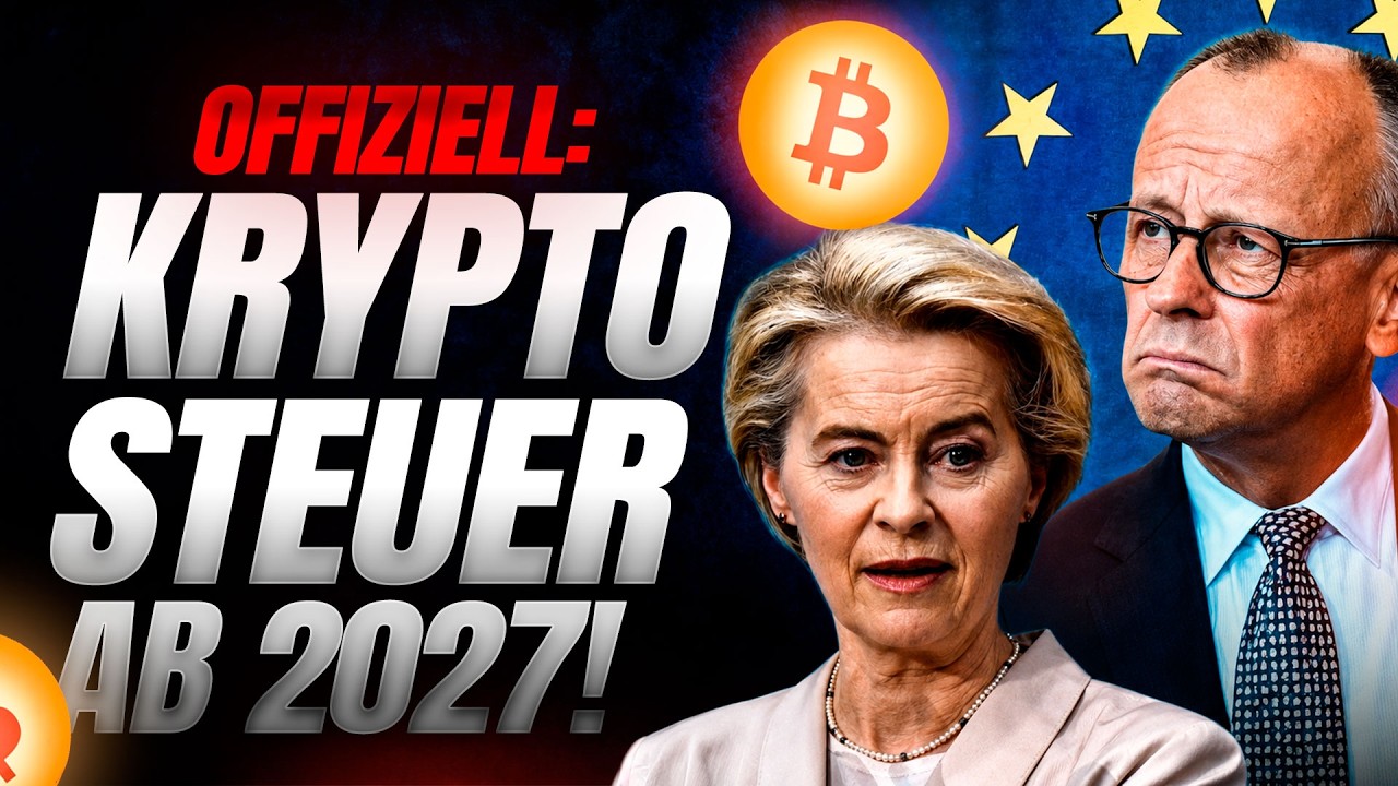 BESCHLOSSEN: KRYPTO HALTEFRIST WEG! DIESE STEUER gilt ab 2027!