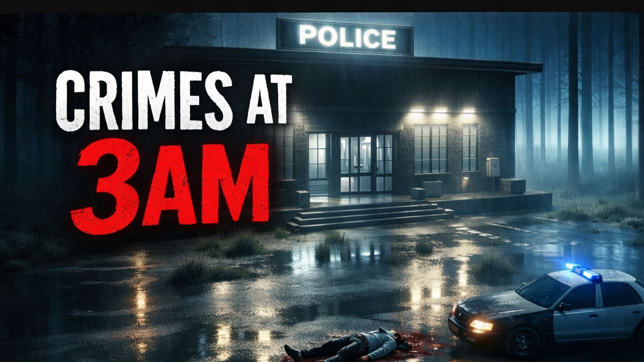 Midnight Crime Stories For Sleep With Rain Sound | Black Screen | Vol. 01