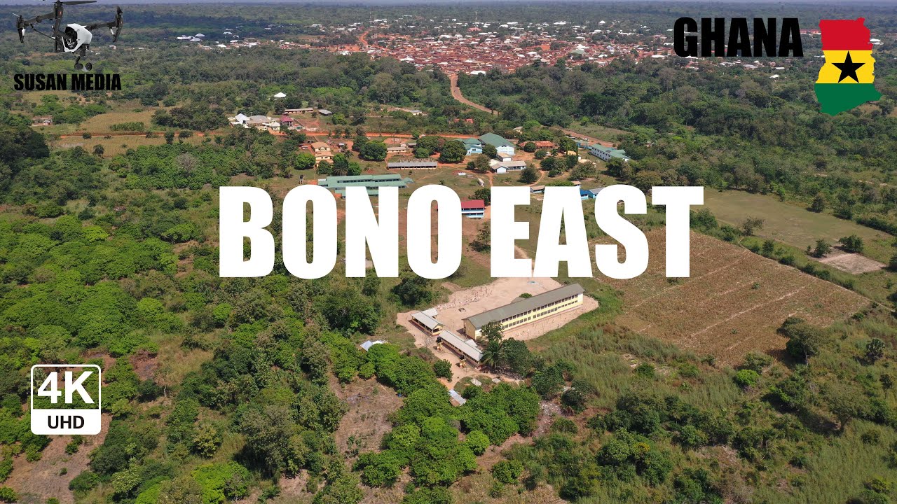 Bono East Region of Ghana E01 With Techiman as Capital 4K