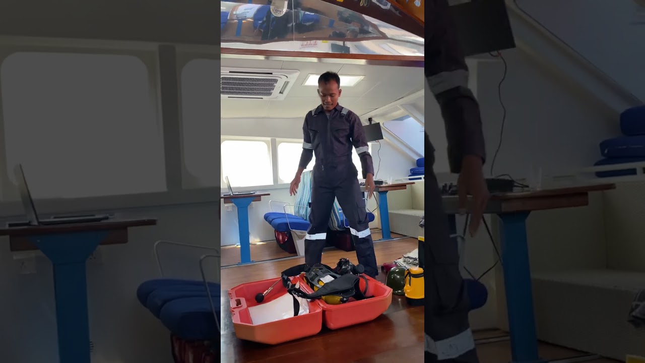 Cara Menggunakan SCBA self-contained breathing apparatus