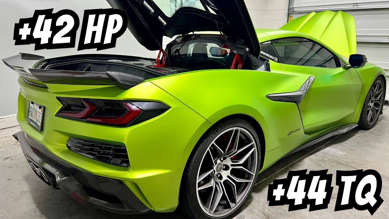Installing an Eventuri Cold Air Intake on a C8 Z06 Corvette