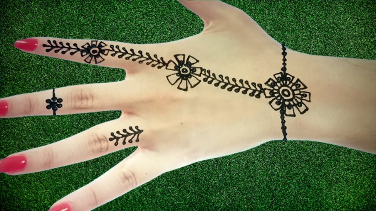 India Super Henna : Easy & Trendy Mehndi Design | Simple But Nice Henna Design