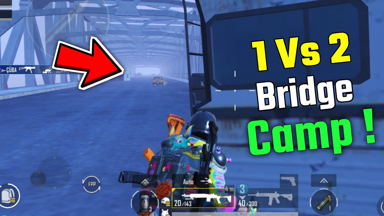 Tried to camp a Bridge in BGMI after a long time | Night mode Pubg mobile