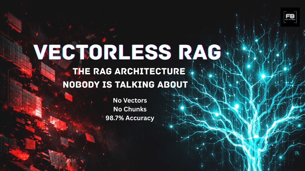 Vectorless RAG: The RAG Architecture Nobody Is Talking About