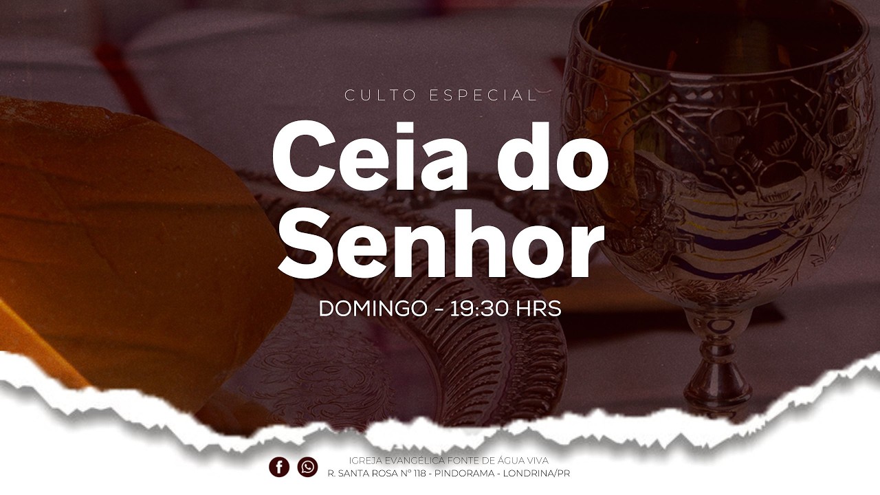 #DOMINGO# do Lar no Altar e Santa Ceia 01/03/2026 |Ep26